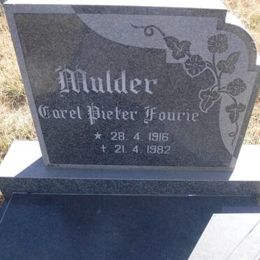 MULDER Carel Pieter Fourie 1916-1982