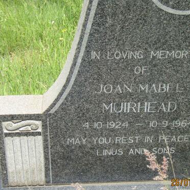 MUIRHEAD Joan Mabel 1924-1964