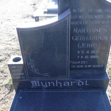 MYNHARDT Marthinus Gerhardus 1937-1989