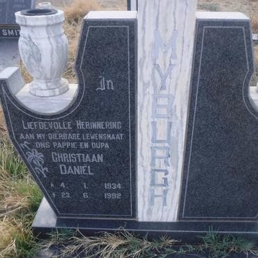 MYBURGH Christiaan Daniel 1934-1992