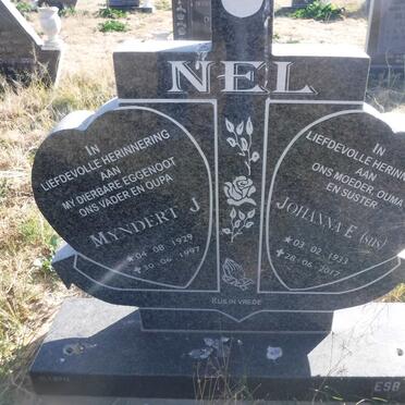NEL Myndert J. 1929-1997 &amp; Johanna E. 1933-2017