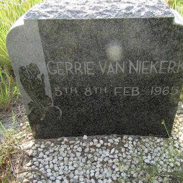 NIEKERK Gerrie, van 1965-1965
