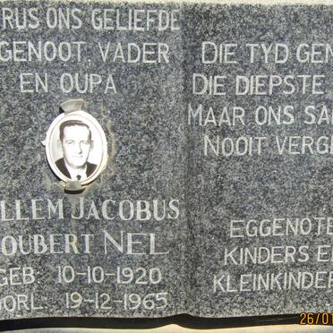 NEL Willem Jacobus Joubert 1920-1965