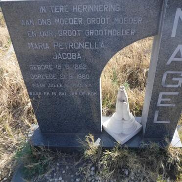 NAGEL Maria Petronella Jacoba 1892-1980