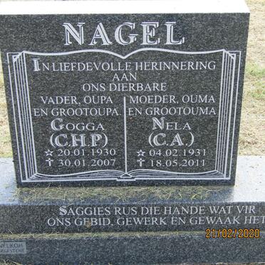 NAGEL C.H.P. 1930 - 2007 &amp; C.A. 1931-2011