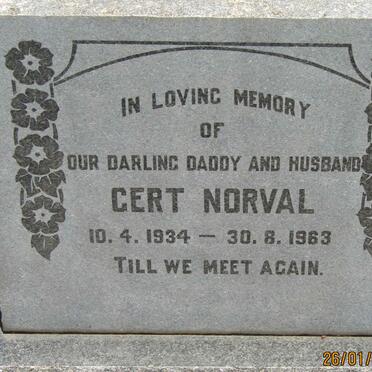 NORVAL Gert 1934-1963
