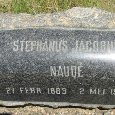 NAUDE Stephanus Jacobus 1883-1954