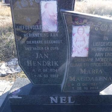 NEL Jan Hendrik 1934-2002 &amp; Maria Magdalena 1941-2014