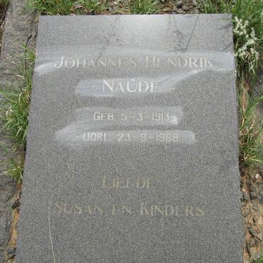 NAUDE Johannes Hendrik 1913-1968