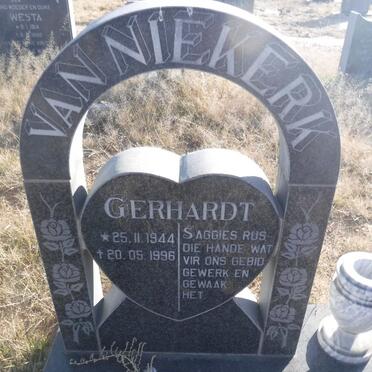 NIEKERK Gerhardt, van 1944-1996