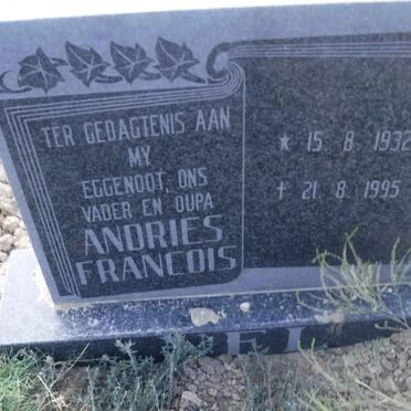 NEL Andries Francois 1932-1995