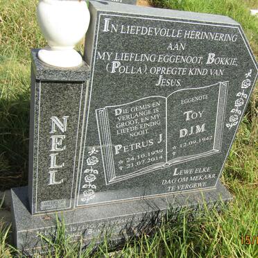 NELL Petrus J. 1939-2014 &amp; D.J.M. 1942-