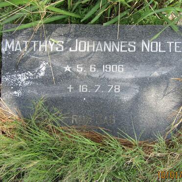 NOLTE Matthys Johannes 1906-1978
