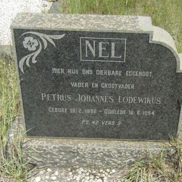 NEL Petrus Johannes Lodewikus 1882-1954
