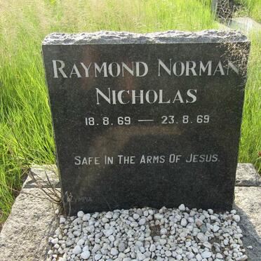 NICHOLAS Raymond Norman 1969-1969