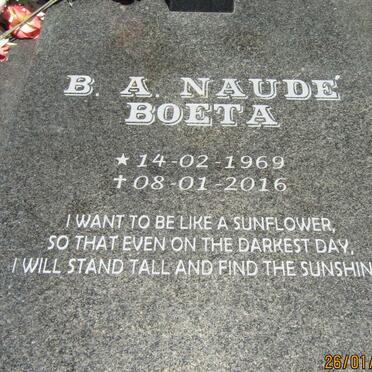 NAUDE B.A. 1969-2016