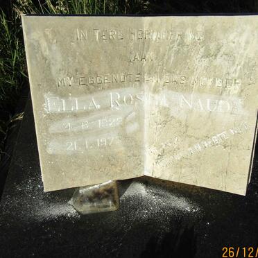 NAUDE Ella Rosina 1922-1972