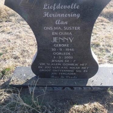 NIENABER Jenny 1946-2003