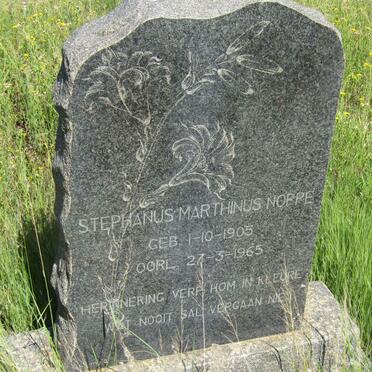 NOPPE Stephanus Marthinus 1905-1965