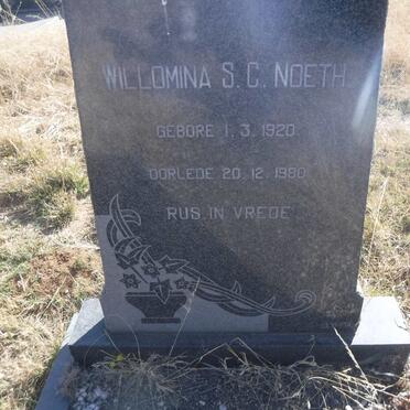 NOETH Willomina S.C. 1920-1980