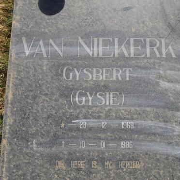 NIEKERK Gysbert, van 1969-1986