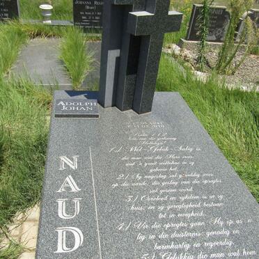 NAUDE Adolph Johan 1941-2010