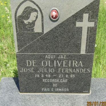 OLIVEIRA Jose Julio Fernandes, de 1948-1965
