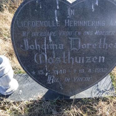 OOSTHUIZEN Johanna Dorethea 1940-1992