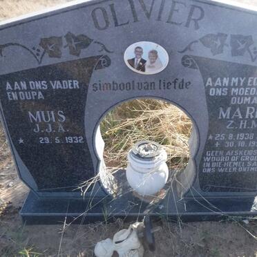 OLIVIER J.J.A. 1932- &amp; Z.H.M. STADLER 1938-1994