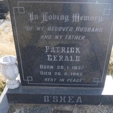O'SHEA Patrick Gerald 1937-1982