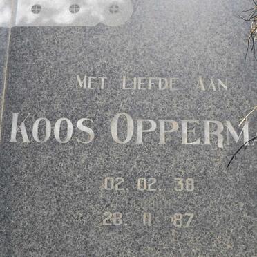OPPERMAN Koos 1938-1987