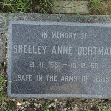 OCHTMAN Shelly Anne 1958-1958