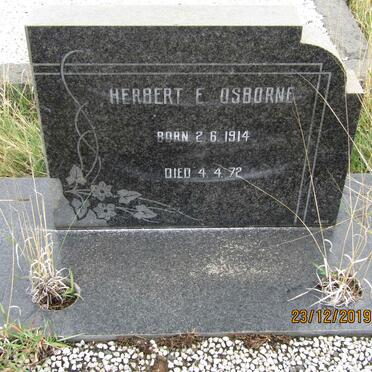 OSBORNE Herbert  E. 1914-1972