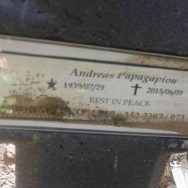 PAPAGAPIOU Andreas 1939-2015