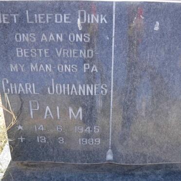 PALM Charl Johannes 1945-1989