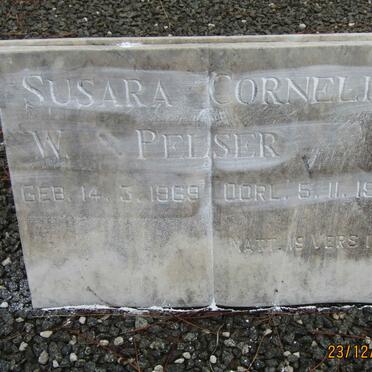 PELSER Susara Cornelia W. 1969-1971