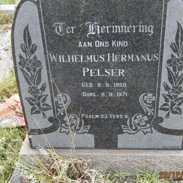 PELSER Wilhelmus Hermanus 1950-1971