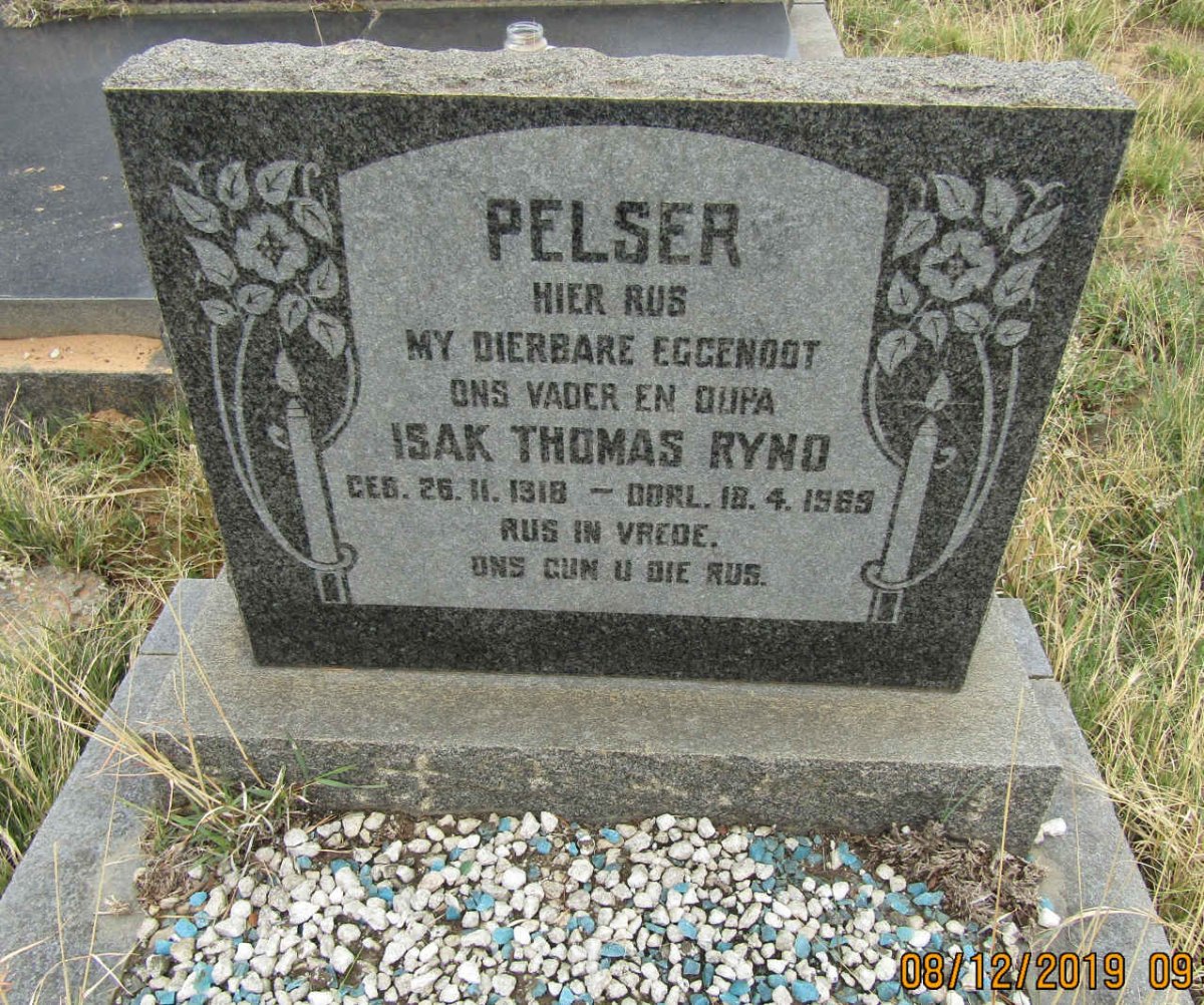 PELSER Isak Thomas Ryno 1918-1969