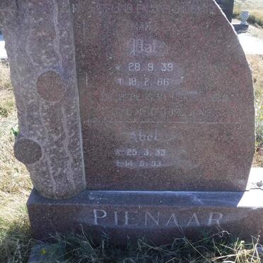 PIENAAR Abel 1933-1993 &amp; Pat 1939-1986