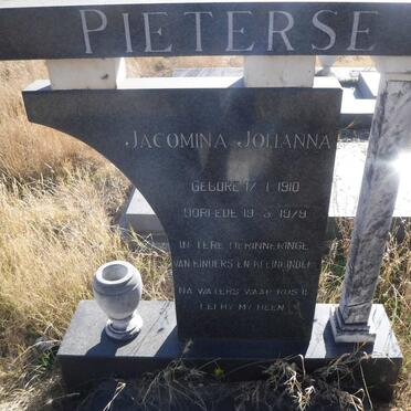 PIETERSE Jacomina Johanna 1910-1979