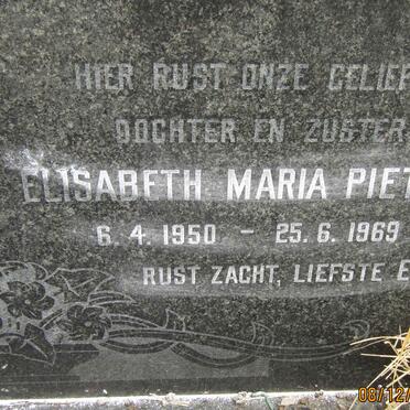 PIETERS Elisabeth Maria 1950-1969