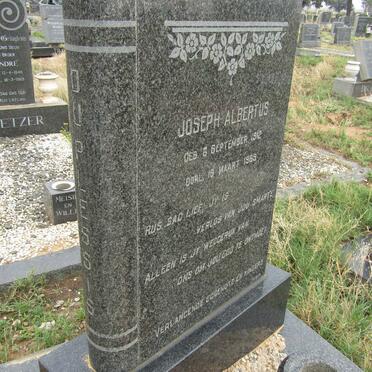 PLESSIS Joseph Albertus, du 1912-1969