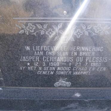 PLESSIS Tom, du 1934-2008 :: DU  PLESSIS Jasper Gerhardus 1960-1980 en Tom 1934 - 2008 1.