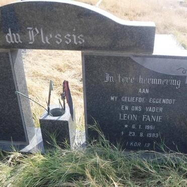 PLESSIS Leon Fanie, du 1951-1983