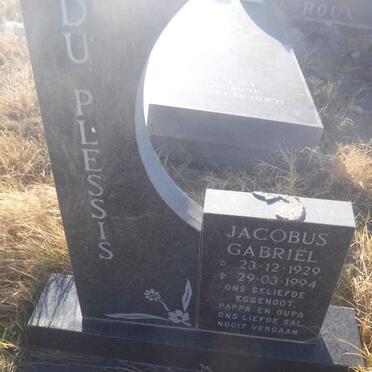 PLESSIS Jacobus Gabriel, du 1929-1994