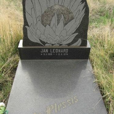 PLESSIS Jan Leonard, du 1909-1974