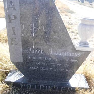 POTGIETER Jacob Lodewicus 1959-1985