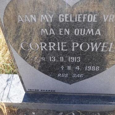 POWELL Corrie 1913-1988