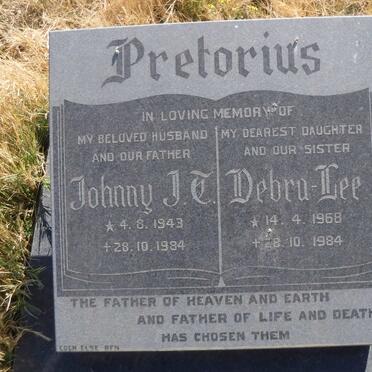 PRETORIUS Johnny J.C. 1943-1984 :: PRETORIUS Debra-Lee 1968-1984