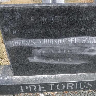 PRETORIUS Theunis Christoffel Botha 1913-1991